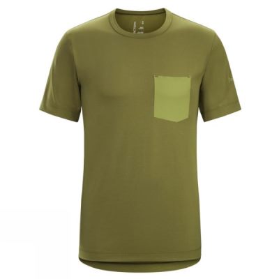 Playeras Arc'teryx Anzo Hombre - Verde Oliva - Chile GHI103275